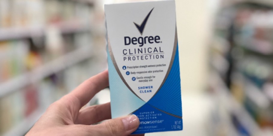 Degree Clinical Protection Deodorant Only $3.73 Shipped on Amazon (Reg. $10)