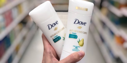 Dove Advanced Care Antiperspirant as Low as $1.40 Each After Cash Back at Target