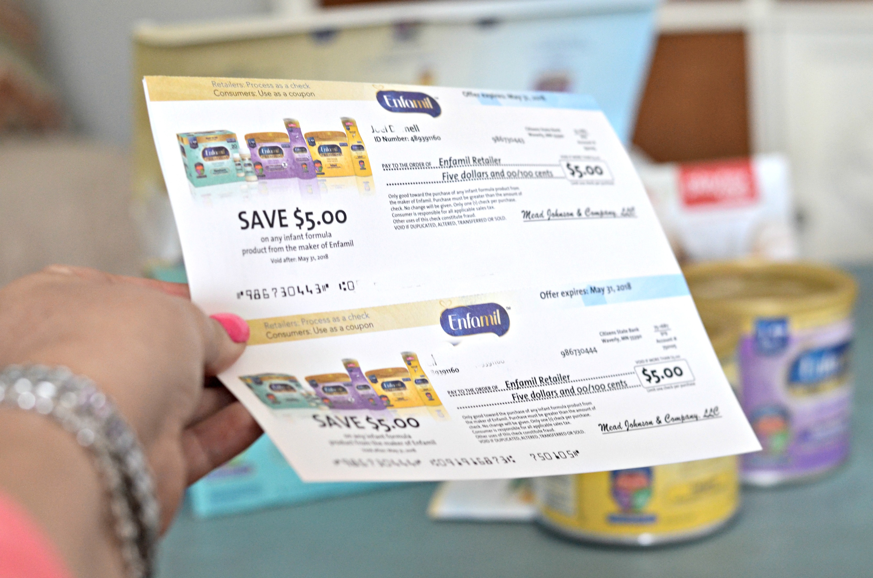 free enfamil baby box - get free enfamil gifts like these Enfamil Checks