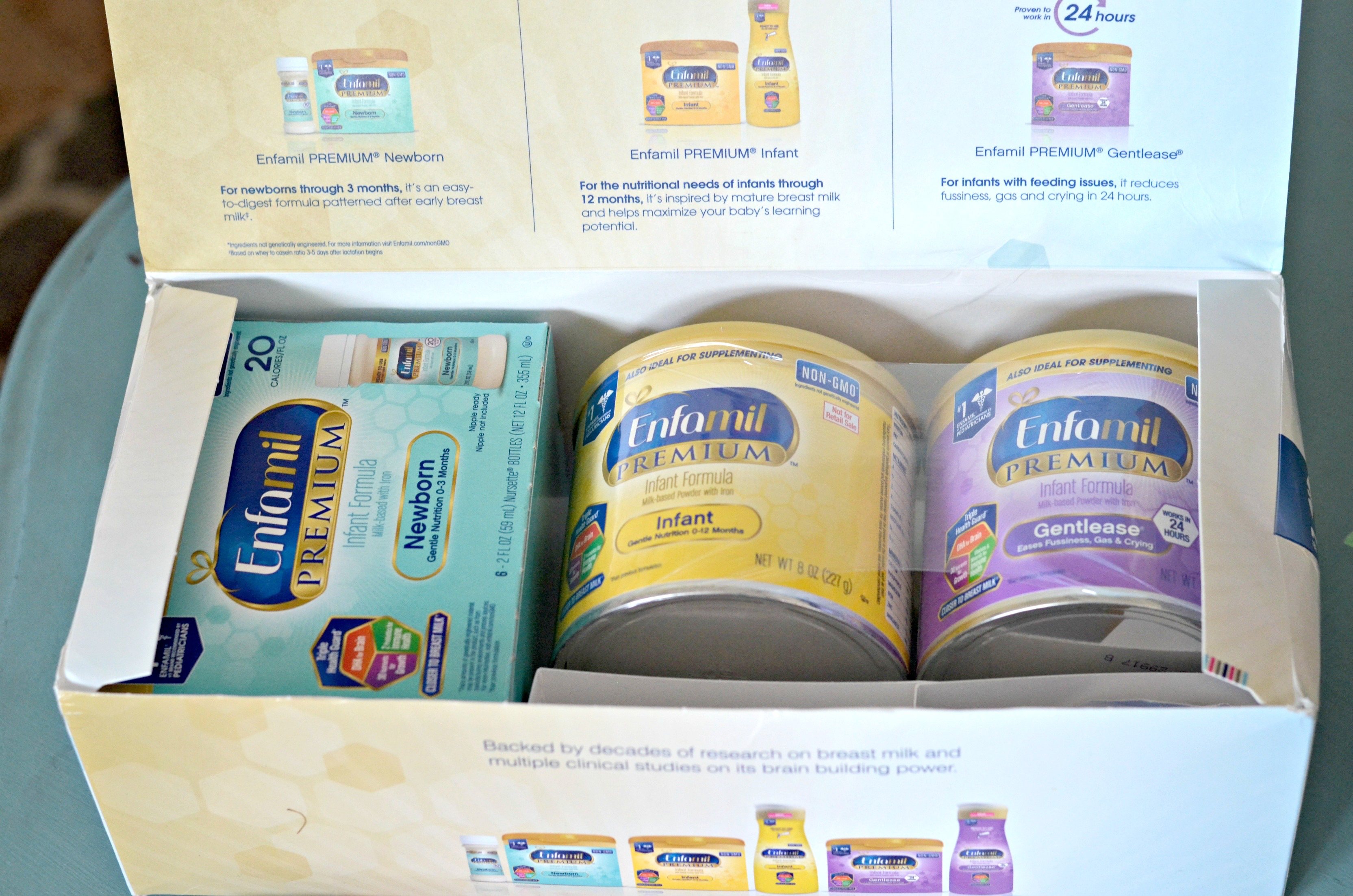 free enfamil baby box - get free enfamil gifts like these Enfamil samples