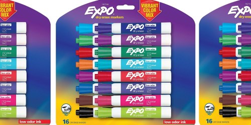 Amazon: EXPO Dry Erase Markers 16-Pack Only $8.76 (Regularly $34)