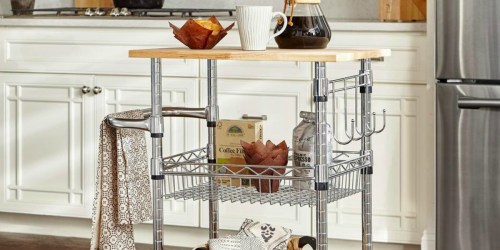 Gatefield Kitchen Cart w/ Removable Cutting Board Top Only $34.30 Shipped (Regularly $50)