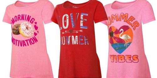 Cute Hanes Girls Tees Only $5.99 Shipped + More