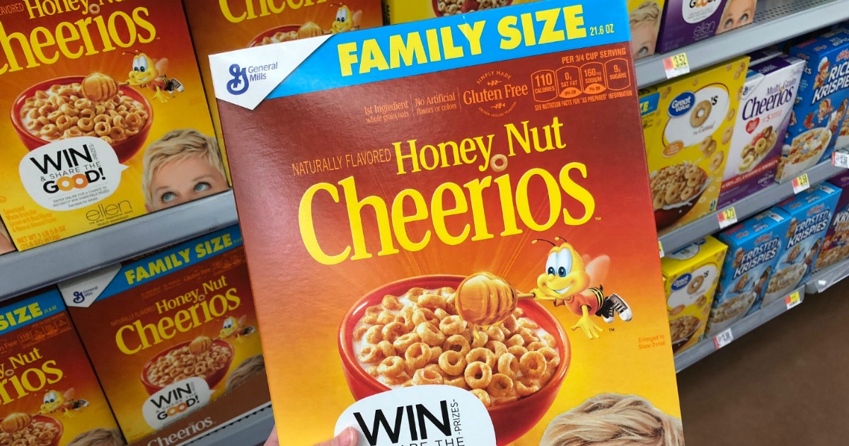 Honey Nut Cheerios Cereal - Breakfast Foods