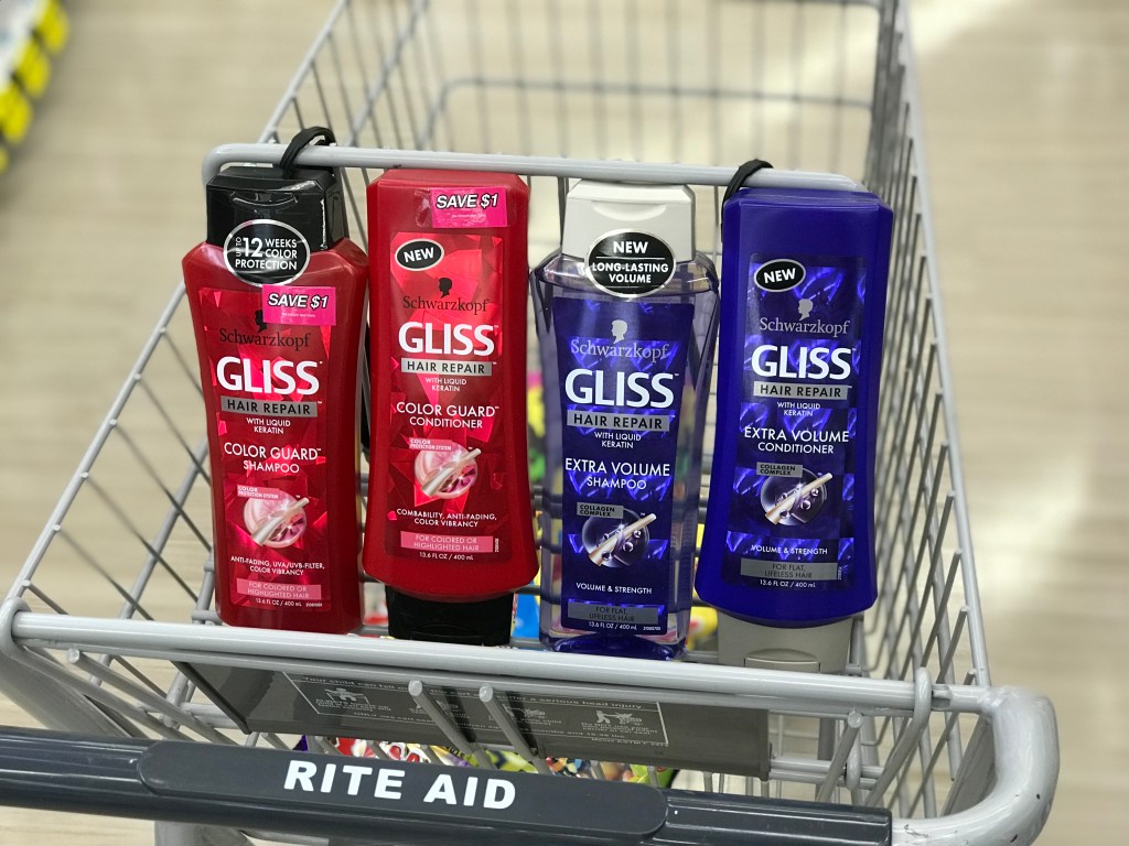 Rite Aid Scwarzkopf Gliss Shampoo Conditioner