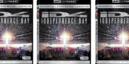 Amazon: 20th Anniversary Independence Day Blu-Ray onlinebo Pack Only $11.99