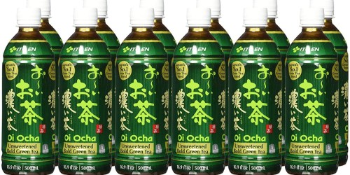 Amazon: Ocha Bold Unsweetened Green Tea 12-Pack Only $11.13 Shipped + More