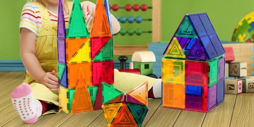 PicassoTiles Magnetic Building Blocks 61-Piece Set Only $23.99