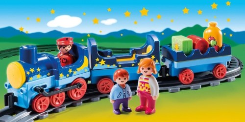 PLAYMOBIL 1.2.3 Night Train w/ Track Only $13.99 (Regularly $25)