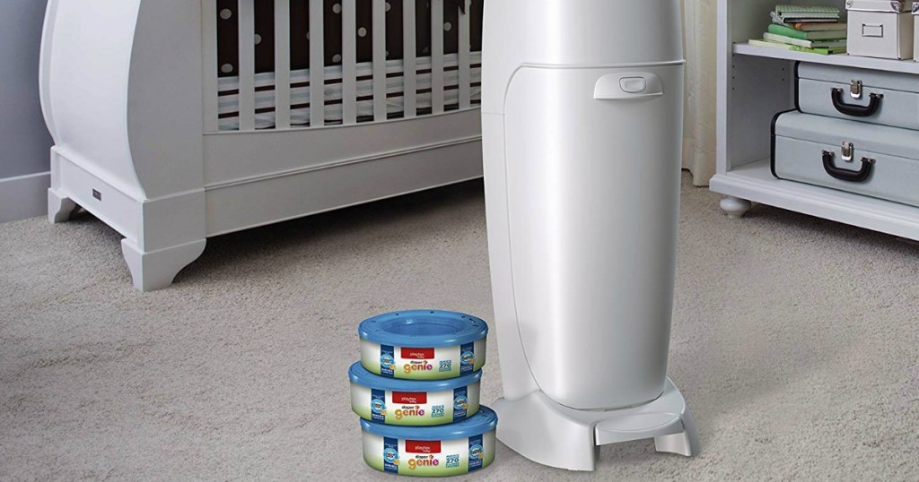 diaper genie and refills in nursery