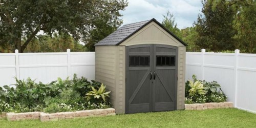 Rubbermaid 7’ x 7’ Storage Shed Only $549 (Regularly $649)