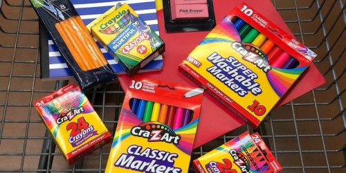 School Supplies from 25¢ on Walmart.online | Crayola, Cra-Z-Art, & More