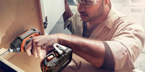 RIDGID Cordless Drill/Driver onlinebo Kit AND FOUR Total Lithium Batteries $159 Shipped ($270+ Value)