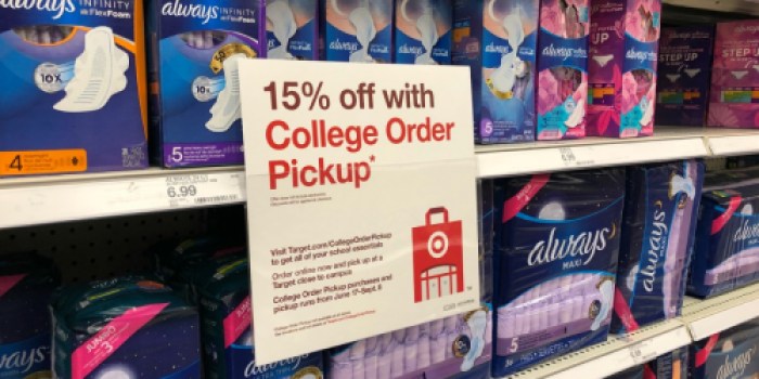 15% Off Target Purchases w/ College Order Pickup