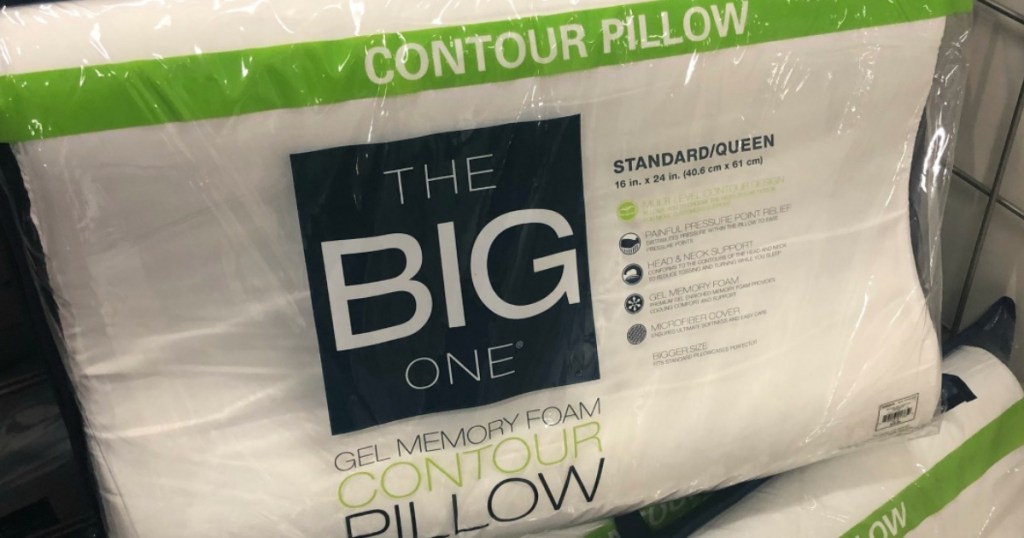 the big one memory Foam contour pillow