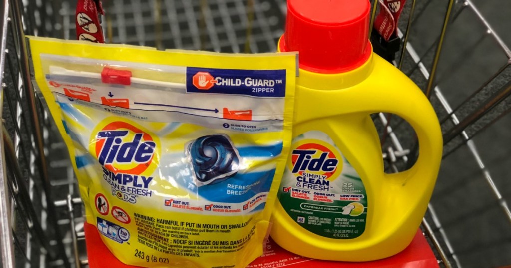 tide simply in CVS cart