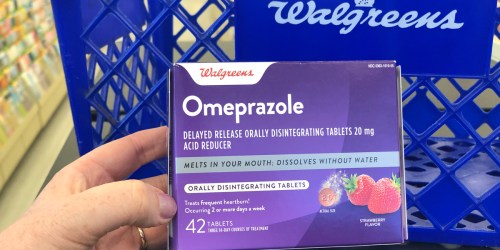 Over 50% Off Omeprazole Heartburn Tablets After Walgreens Bonus Points