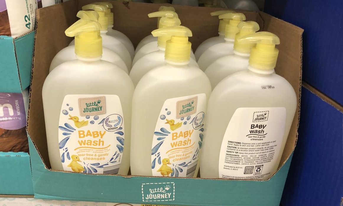 ALDI baby wash is a fantastic baby deal