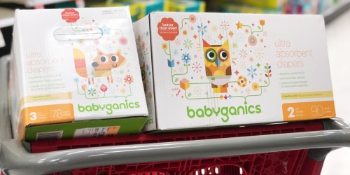 Babyganics Diaper Boxes Just $15.99 Each After Target Gift Card (Regularly $26 Each)