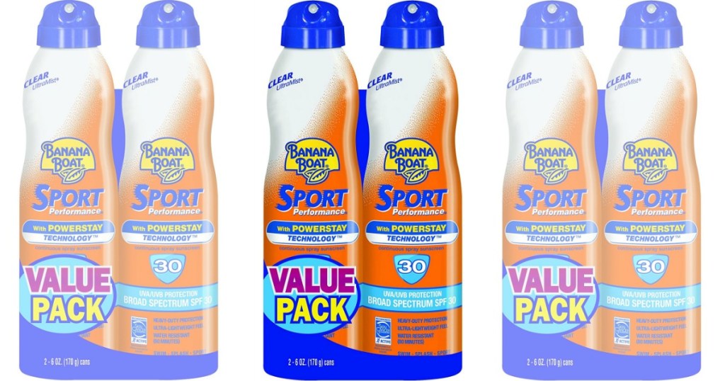 Banana Boat SPF 30 Sunscreen twin pack