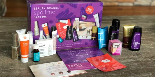 Beauty Brands Spoil Me 15-Piece Beauty Box Only $11.50 (Over $100 Value)