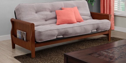 Better Homes & Gardens Wood Arm Futon w/ Mattress Only $254 Shipped (Regularly $350)