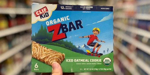 CLIF Kid Organic ZBar 6-Count Box Only $2.32 at Target After Cash Back (Just 39¢ Per Bar)