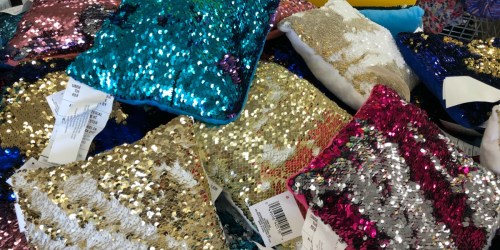 Mermaid Sequin Pillows Only $1 at Dollar Tree + More Fun Finds