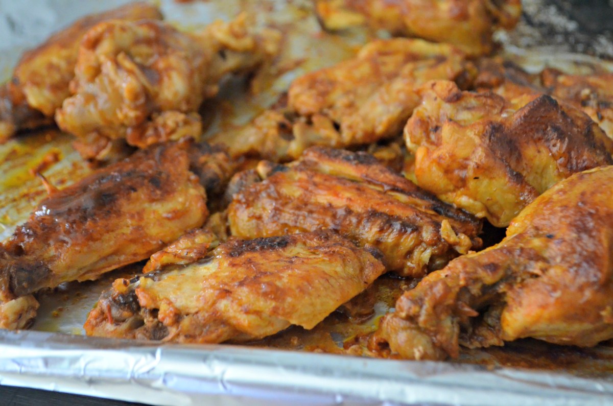 cooking chicken wings under broiler after Crock-Pot