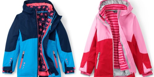 Lands’ End Girls 3 in 1 Parka Just $39.97 (Regularly $125) & More