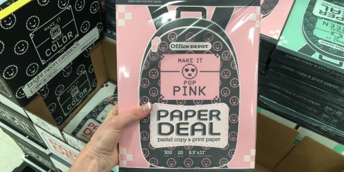 Color Paper Reams Only $1 After Office Depot/OfficeMax Gift Card (Starting 8/12)