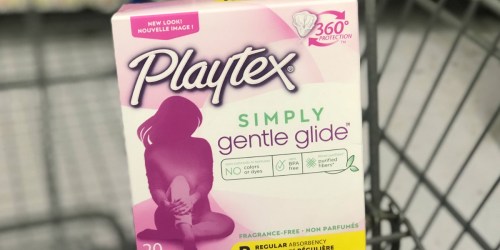 High Value $2/1 Playtex Simply Tampons Coupon = 50% Savings at Walmart