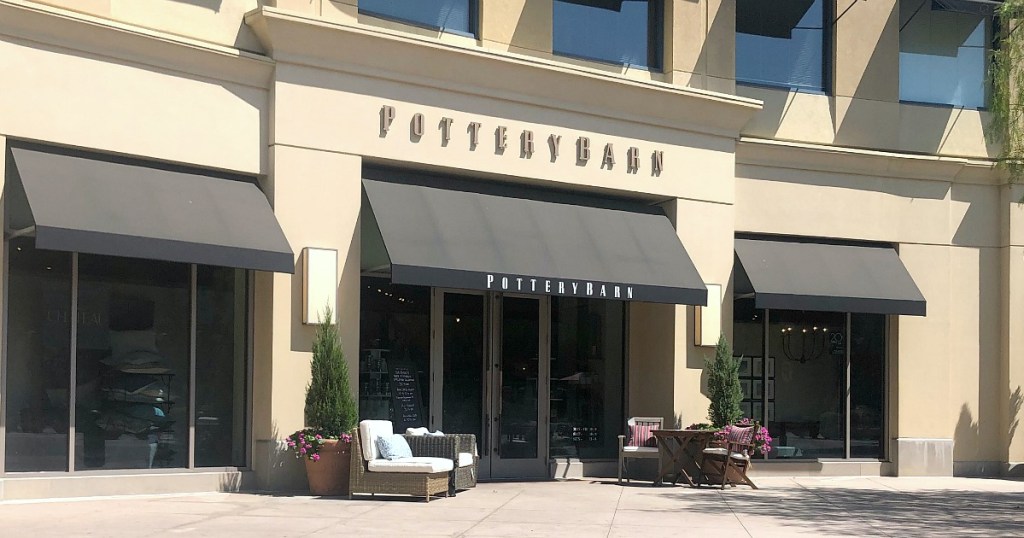 pottery barn store front