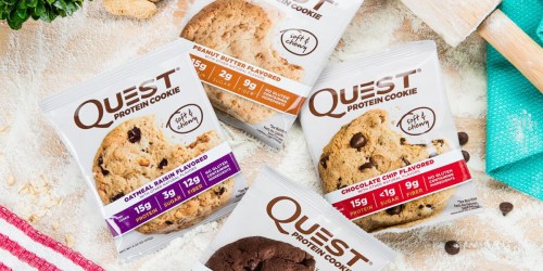 Amazon: Quest Protein Cookies 12-Count Box Only $12.53 Shipped (Just $1.04 Per Cookie)