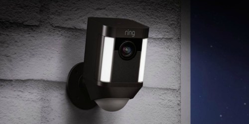 Ring Spotlight Camera with Chime from $144.96 Shipped on QVC (Regularly $270)