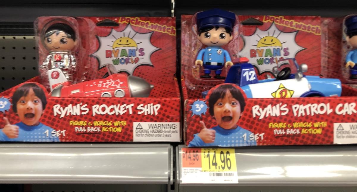 Ryan's World toy line Ryan's Rocket Ship and Patrol Car just hit retail stores like Walmart