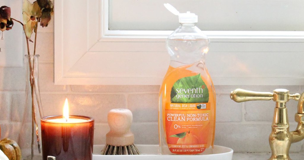 seventh generation clementine dish soap