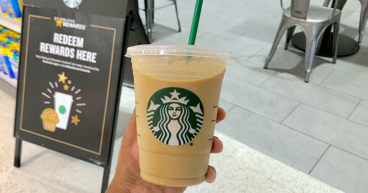 new blended protein cold brew starbucks – Blended drink in hand