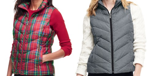 Lands’ End Women’s Down Vest Only $19.99 (Regularly $60) & More