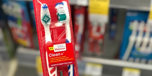 Walgreens Toothbrush 2-Packs Just $1.29 Each After Rewards (Only 65¢ Per Toothbrush)