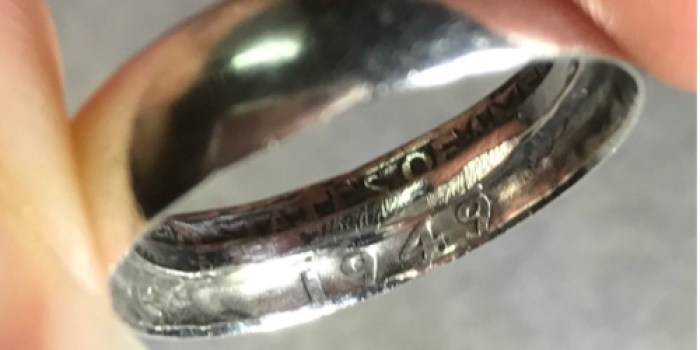 A Wedding Ring Made From a Quarter….