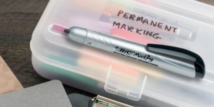 Amazon: BIC Fine Point Permanent Markers 12-Pack Only $3.98 (Regularly $12)