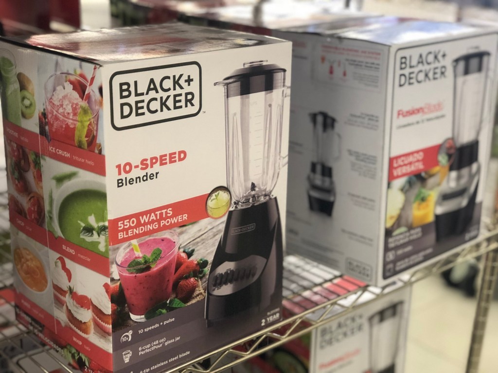 Black & Decker Blenders on shelf