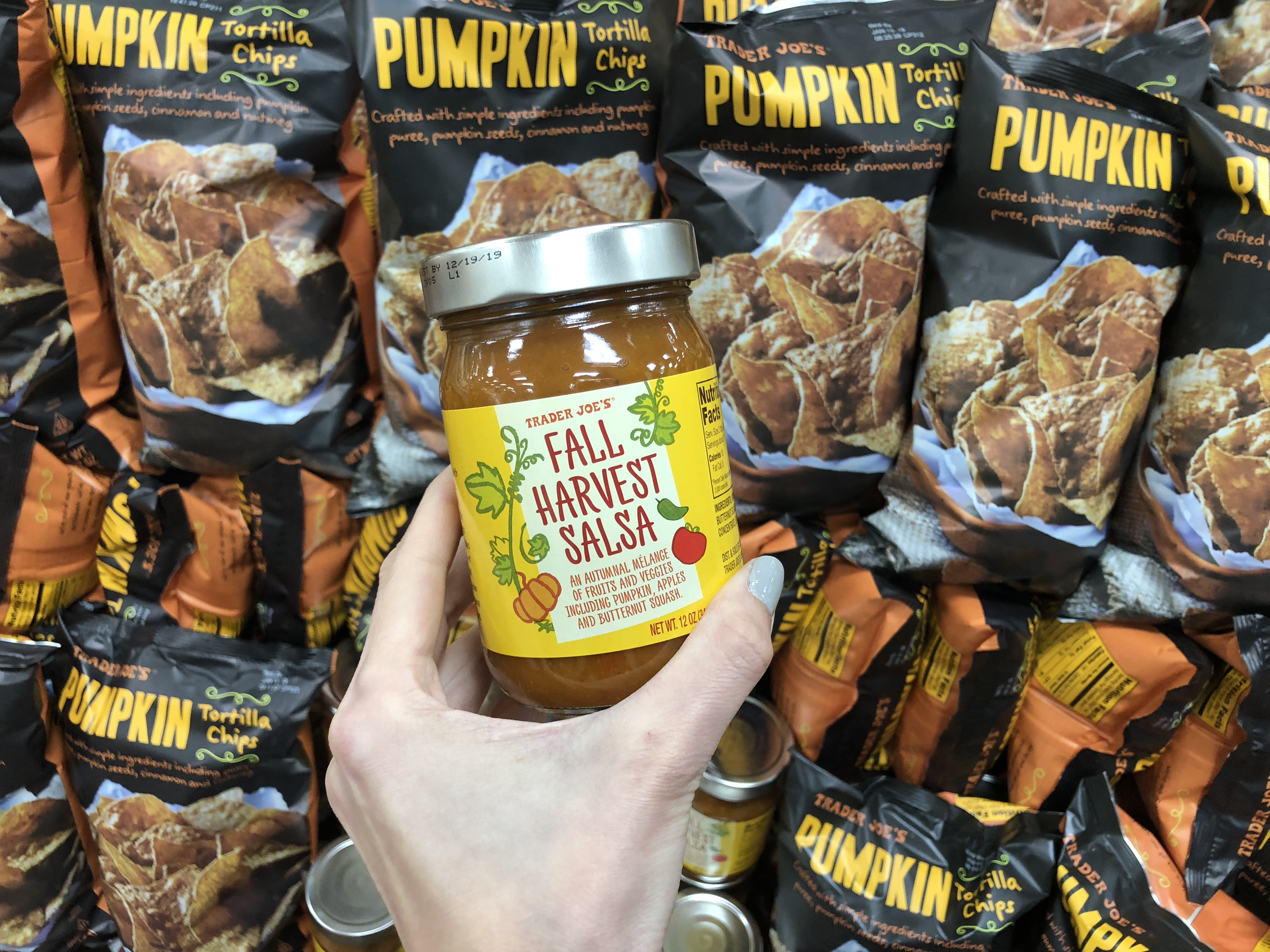 Deals on Trader Joe's Pumpkin items – Fall Salsa at Trader Joe's