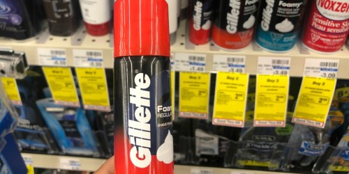 Gillette Shaving Foam Only 49¢ Each After CVS Rewards