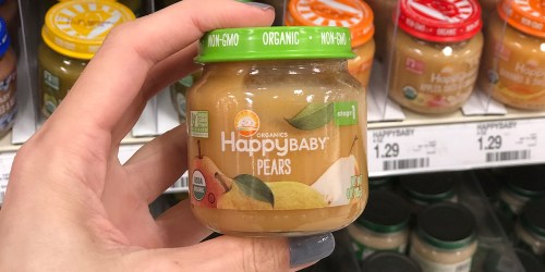 New Buy 2 Get 1 Free Happy Baby Organics Baby Food Jars Coupon (Up to $1.59 Value)