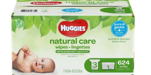 Walmart.online: Huggies Natural Baby Wipes 624-Count Only $10.95 (Just 2¢ Per Wipe)