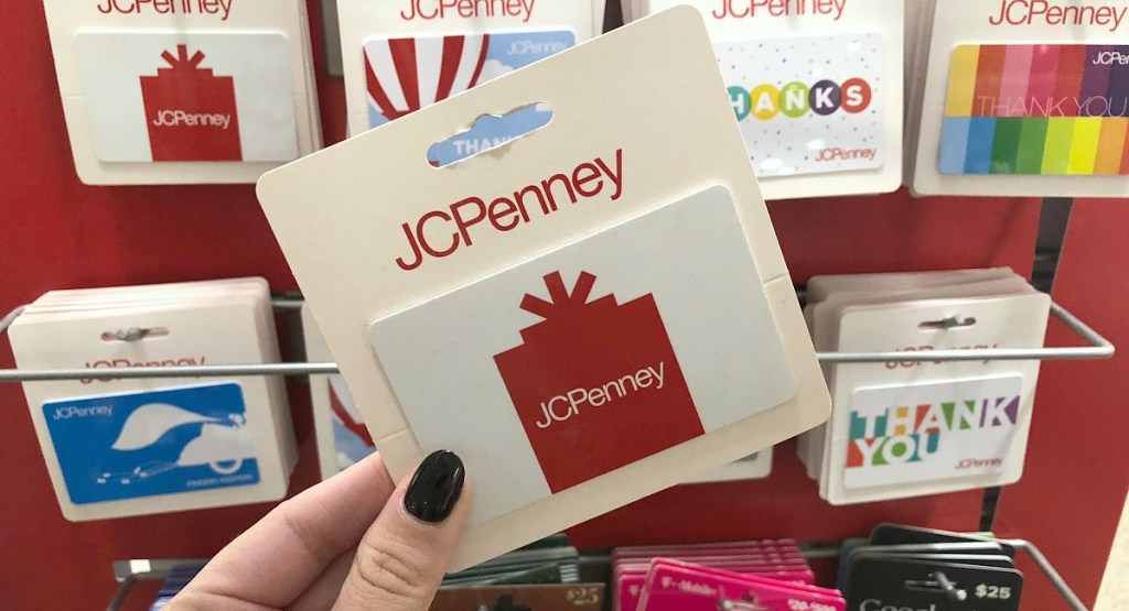 jcpenney shopping tips — shop for discounted gift cards