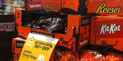 50% Off Halloween Candy Jumbo Bags Today Only at Kroger & Affiliates Stores