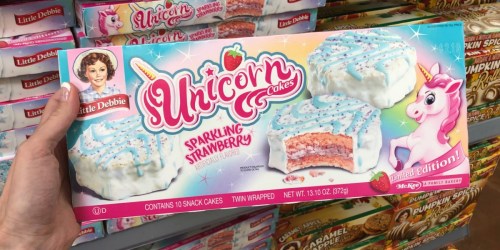 NEW Little Debbie Unicorn Cakes